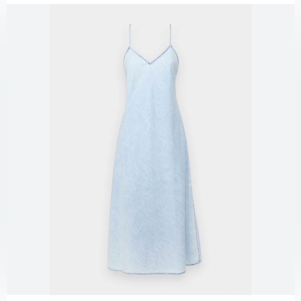 GAP MIDi Light blue Apparel  - Denim dress